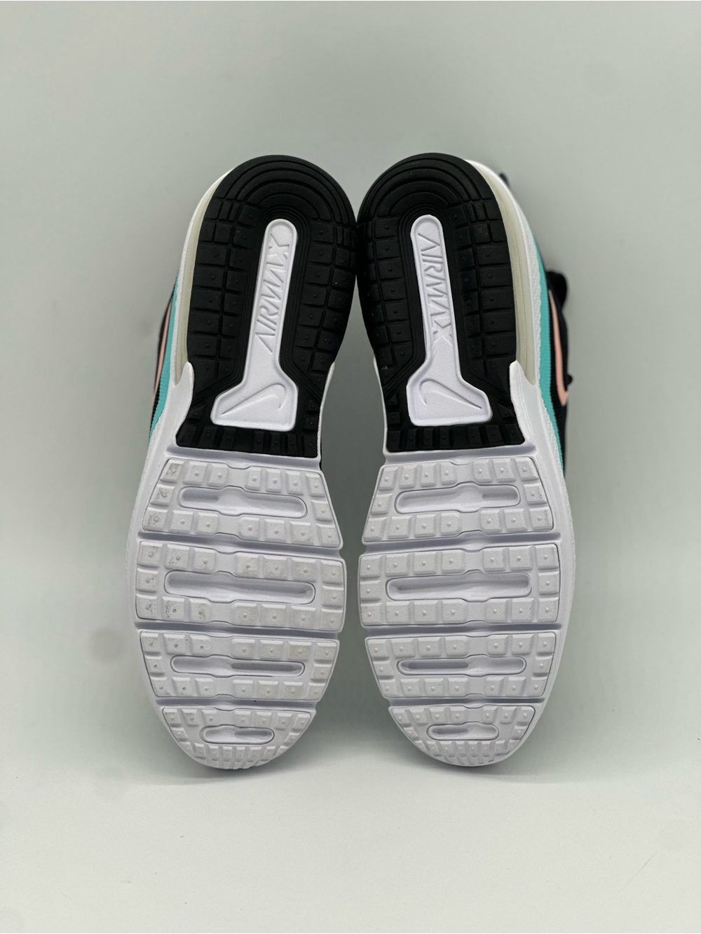 Nike Women’s Black Turquoise Pink Air Max-Style Sneakers - Picture 7 of 10